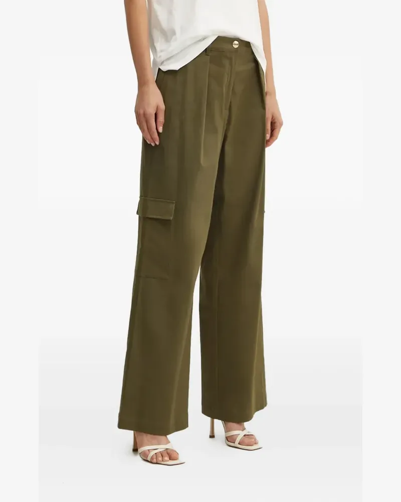 Liu Jo Cargohose mit Falten - Grün Grün