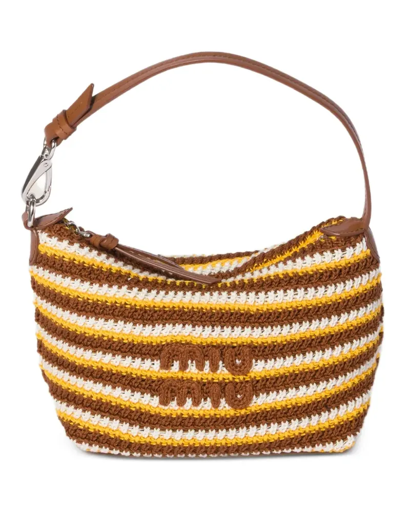 Miu Miu Gehäkelter Beutel - Braun Braun