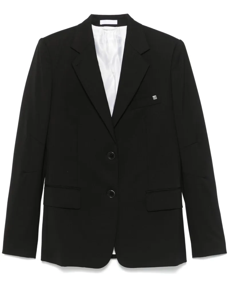 Helmut Lang Curved Classic Blazer - Schwarz Schwarz