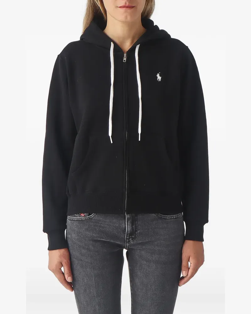 Ralph Lauren full-zip fleece hoodie - Schwarz Schwarz