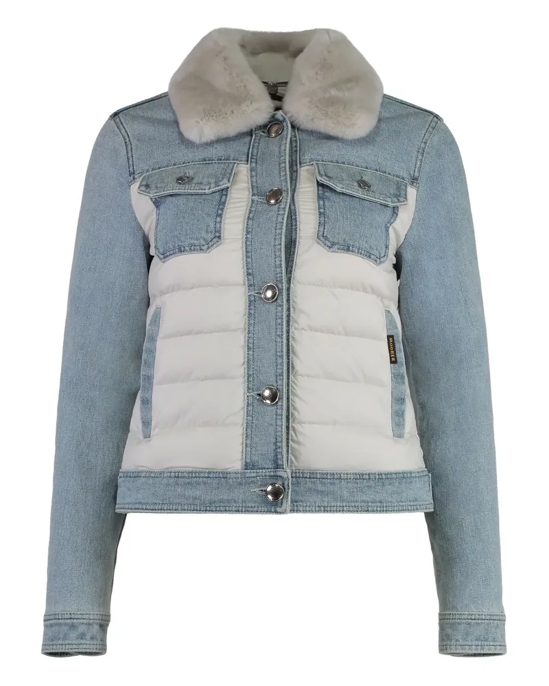 MOORER Petunia Jeansjacke - Blau Blau