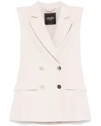 Liu Jo double-breasted waistcoat Nude