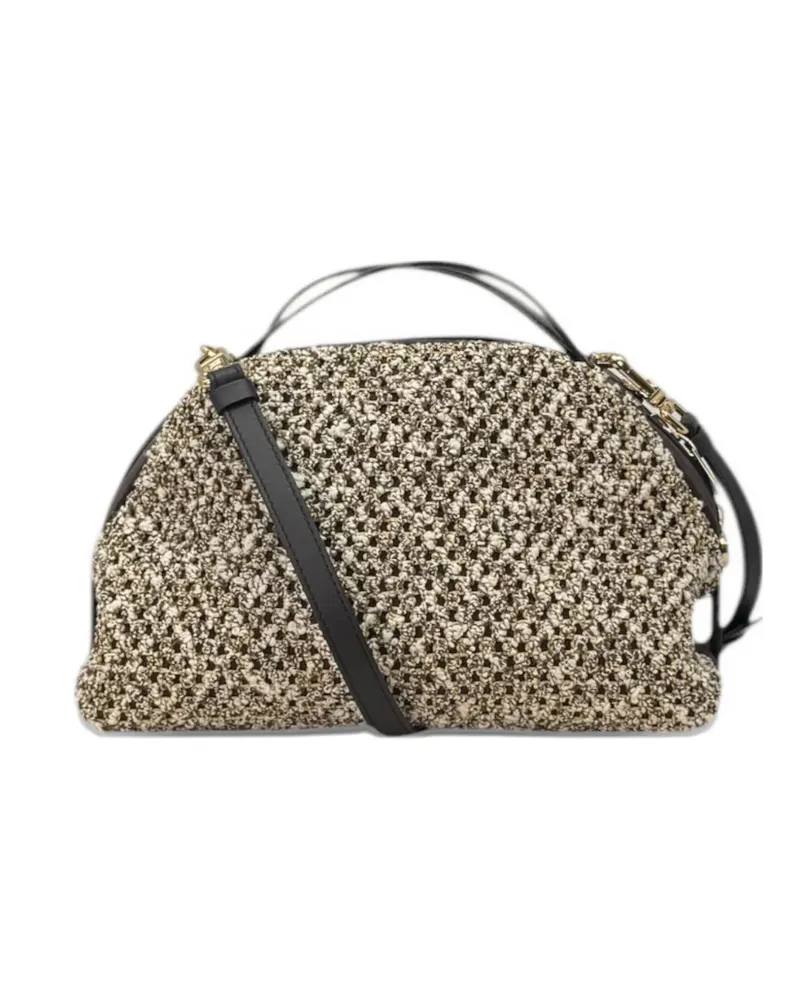 Borbonese small Bowler shoulder bag - Nude Nude