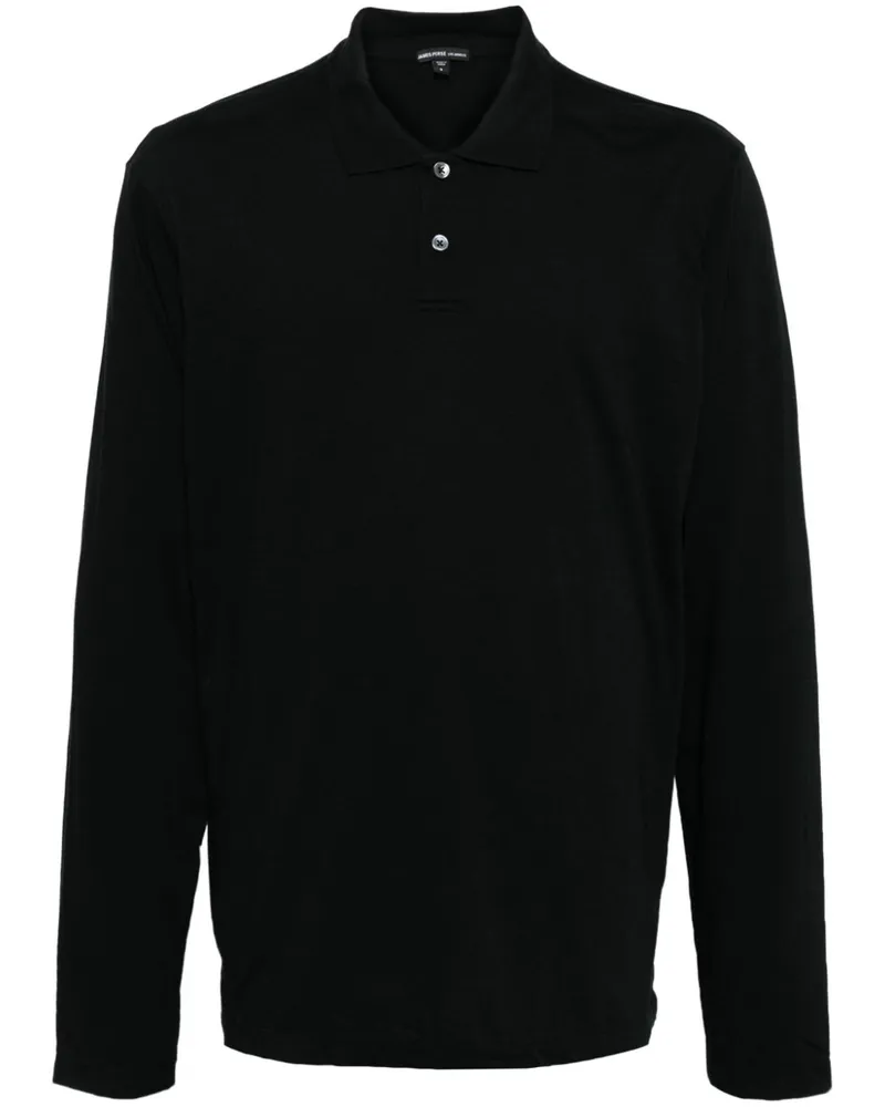 James Perse Lotus Poloshirt Schwarz