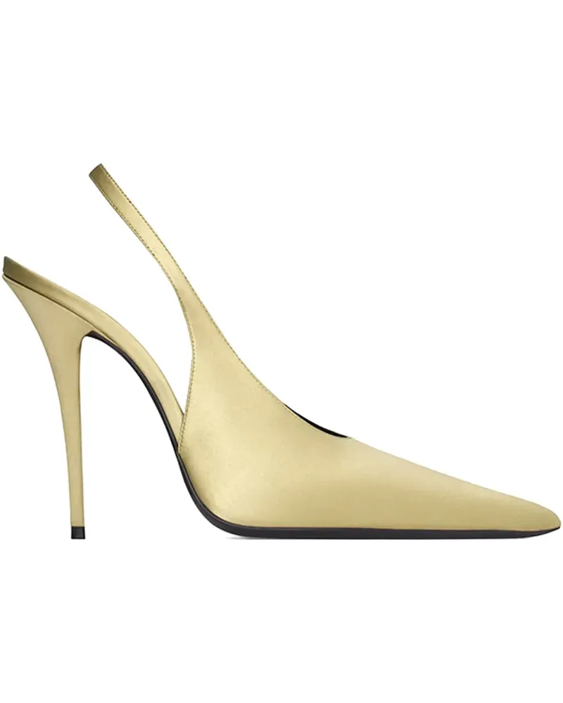Saint Laurent Spitze L'entracte Slingback-Pumps 110mm - Nude Nude