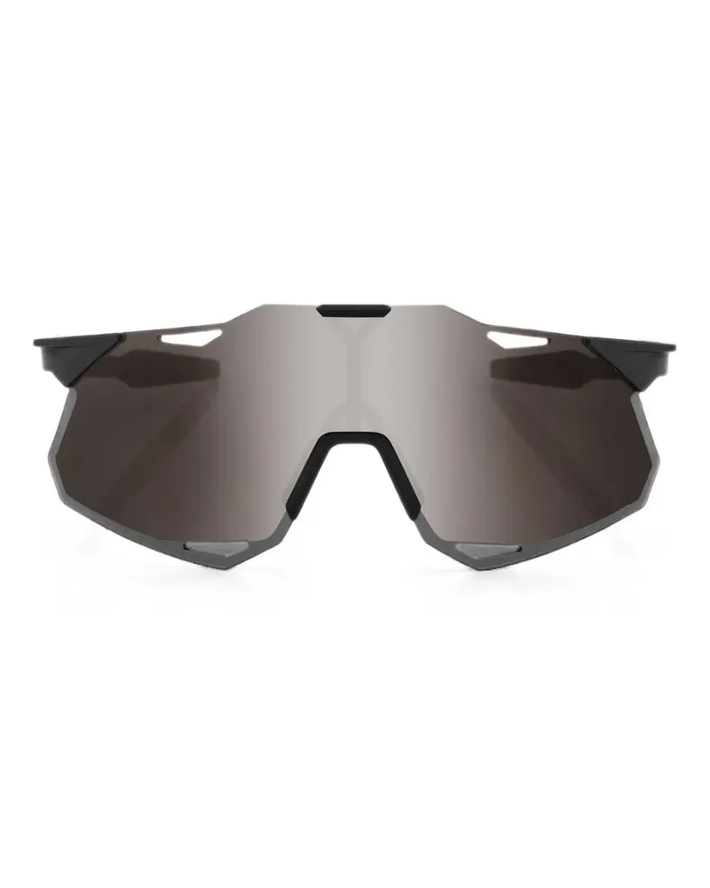 100% Eyewear Hypercraft XS geometric-frame sunglasses - Schwarz Schwarz