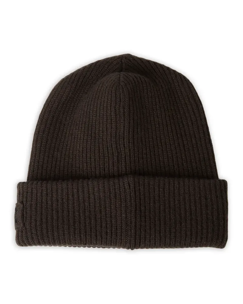 Meta Campania Collective Gestrickte Beanie mit Logo-Patch - Braun Braun