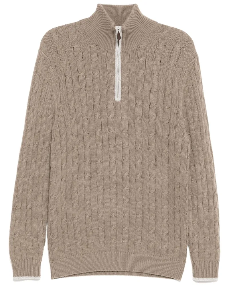 N.Peal Albemarle Pullover Braun