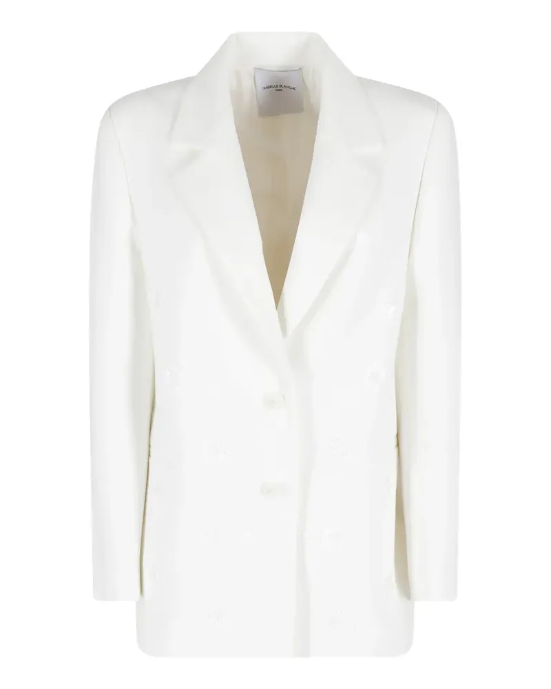 Isabelle Blanche single-breasted blazer - Weiß Weiß