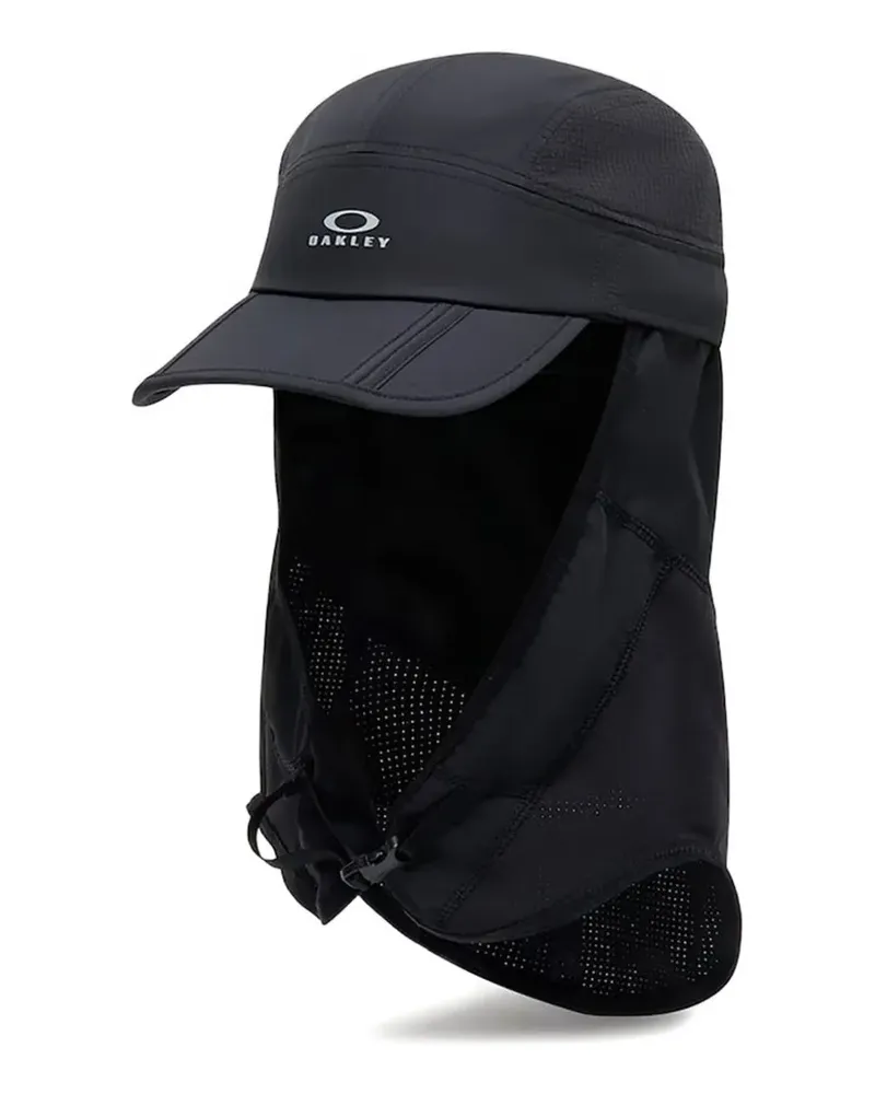 Oakley panelled baseball cap - Schwarz Schwarz