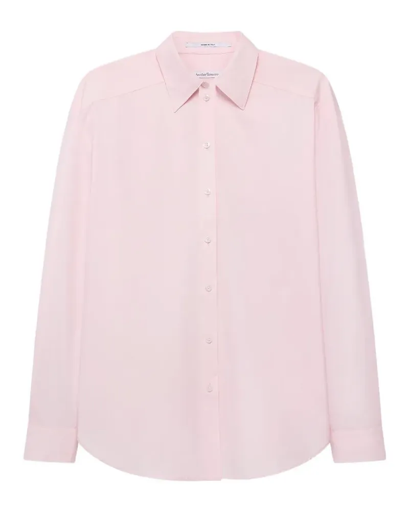 Another Tomorrow pleat-back shirt - Rosa Rosa