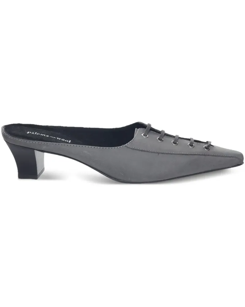 Paloma Wool Puy Mules mit Schnürung 45mm - Grau Grau
