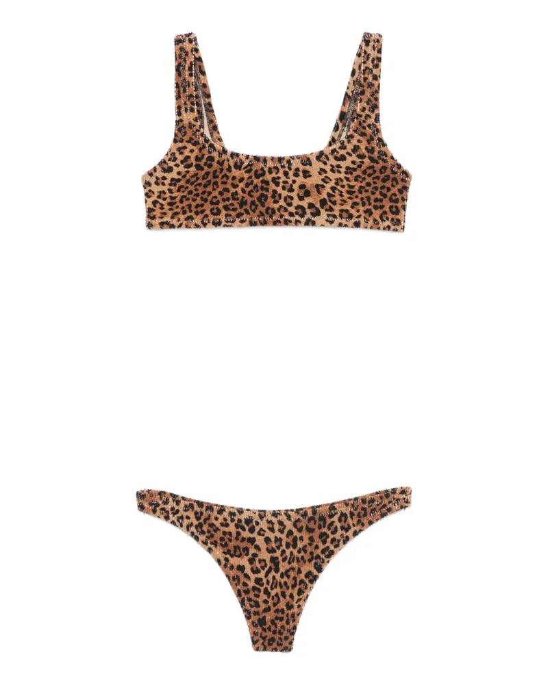 MC2 Saint Barth Naomi WP leopard-print bikini - Nude Nude