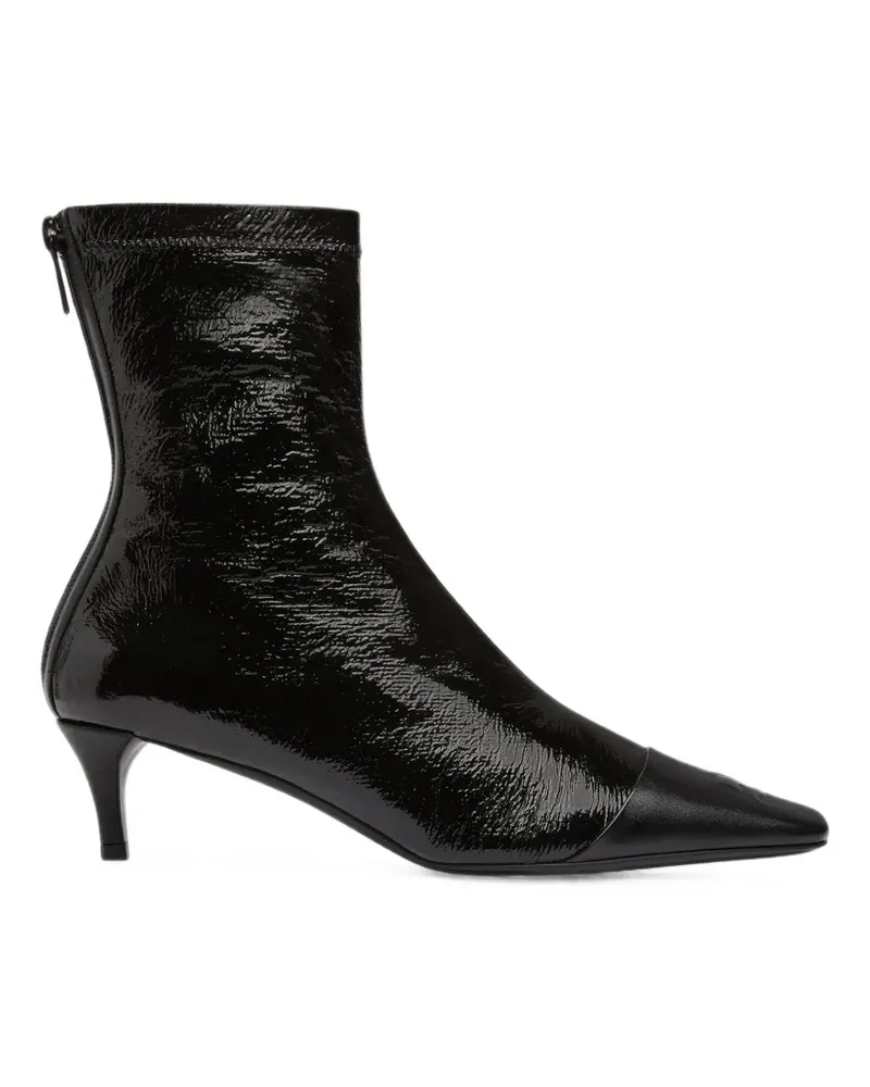 Courrèges Stiefeletten mit Zehenkappe - Schwarz Schwarz