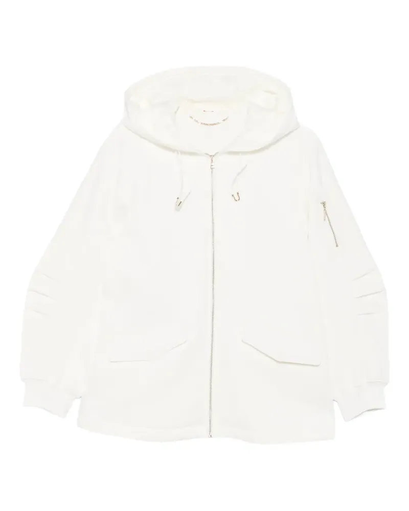 Liu Jo Kapuzenjacke mit Reißverschluss - Weiß Weiß