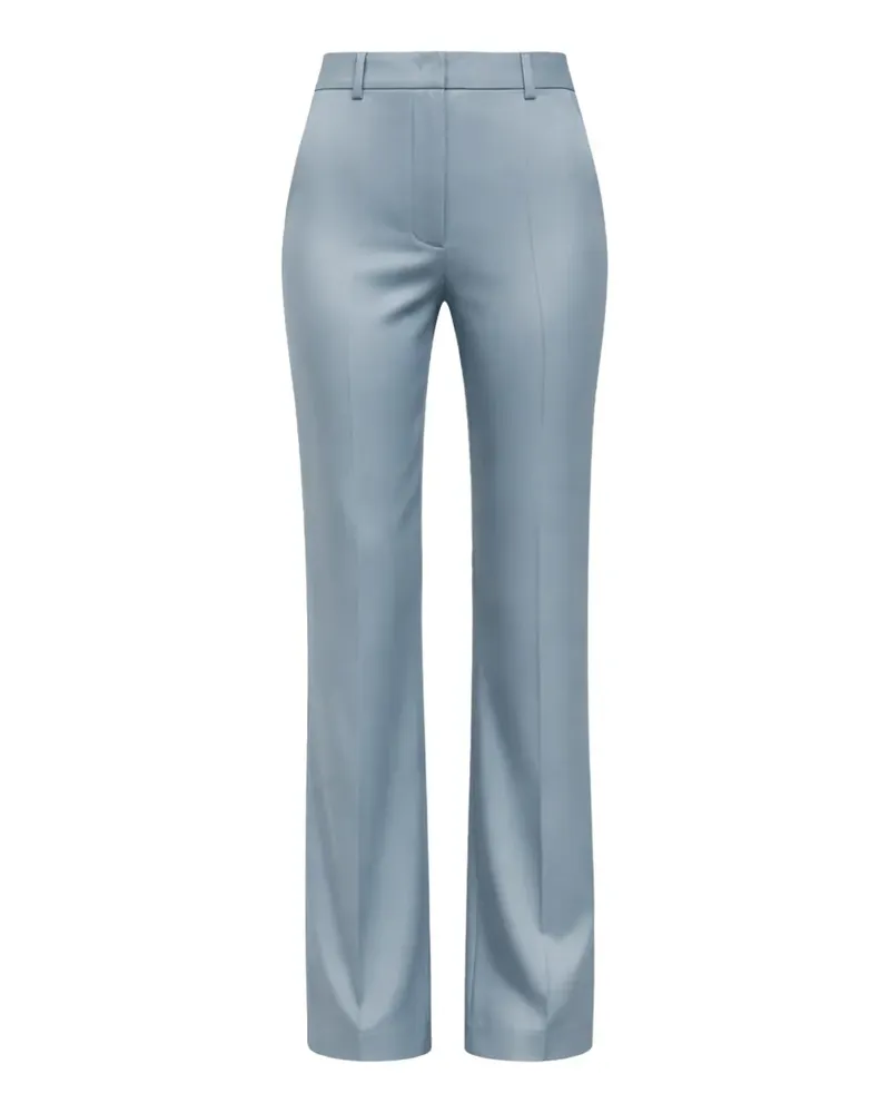 Patrizia Pepe satin slim-cut trousers - Blau Blau