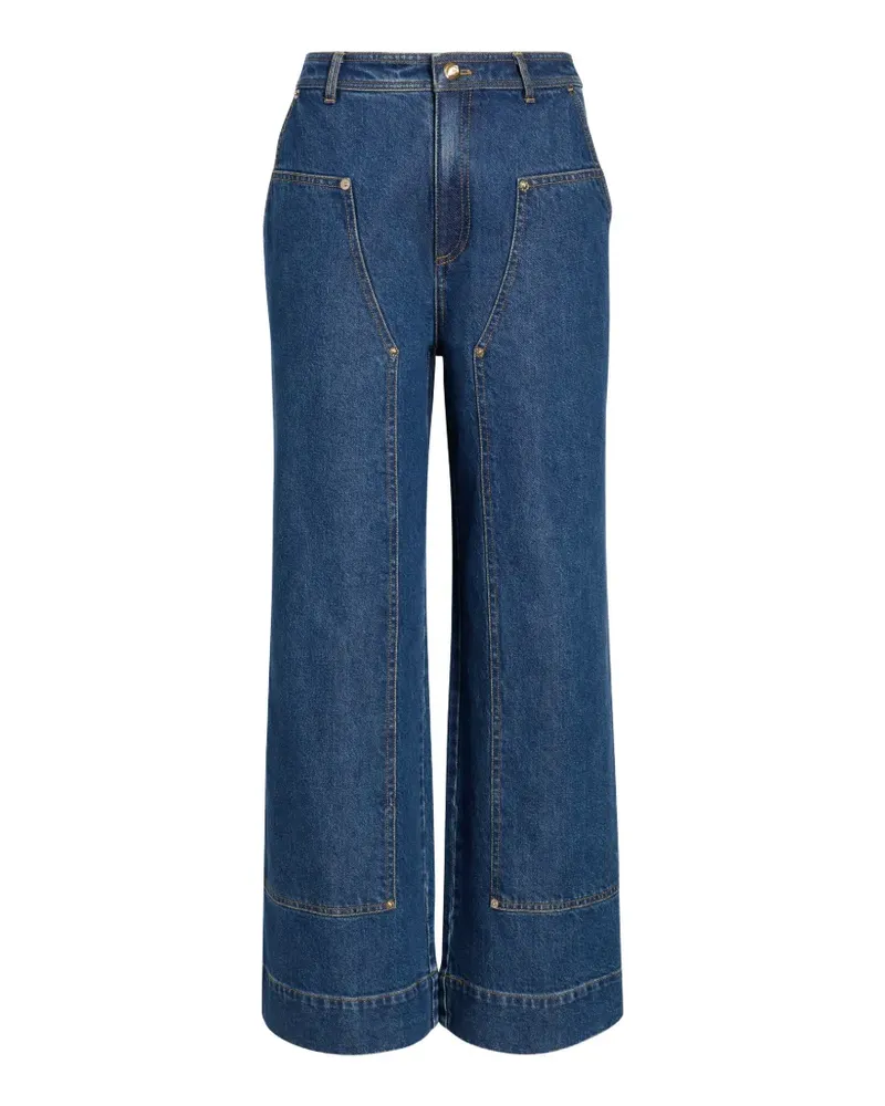 Cinq à Sept Ryker Jeans mit Einsätzen - Blau Blau