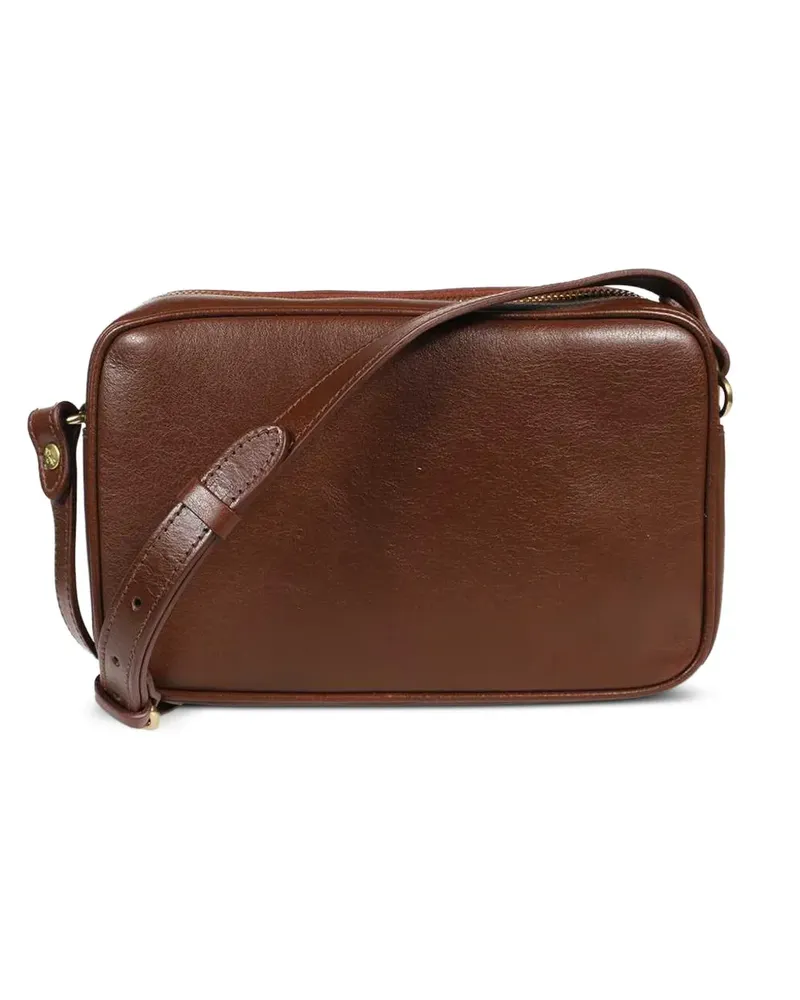 IL BISONTE Schultertasche mit Reißverschluss - Braun Braun