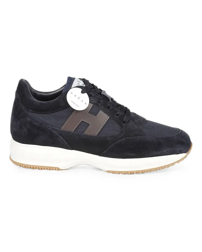 Hogan Sneakers mit Logo-Patch - Blau Blau