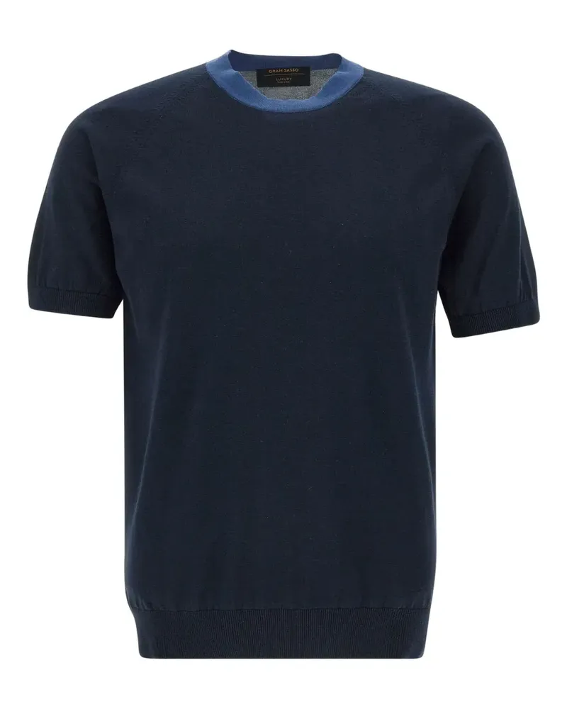 Gran Sasso Klassisches T-Shirt - Blau Blau