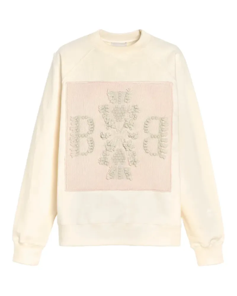 Barrie Kaschmir-Sweatshirt mit Logo-Patch - Nude Nude