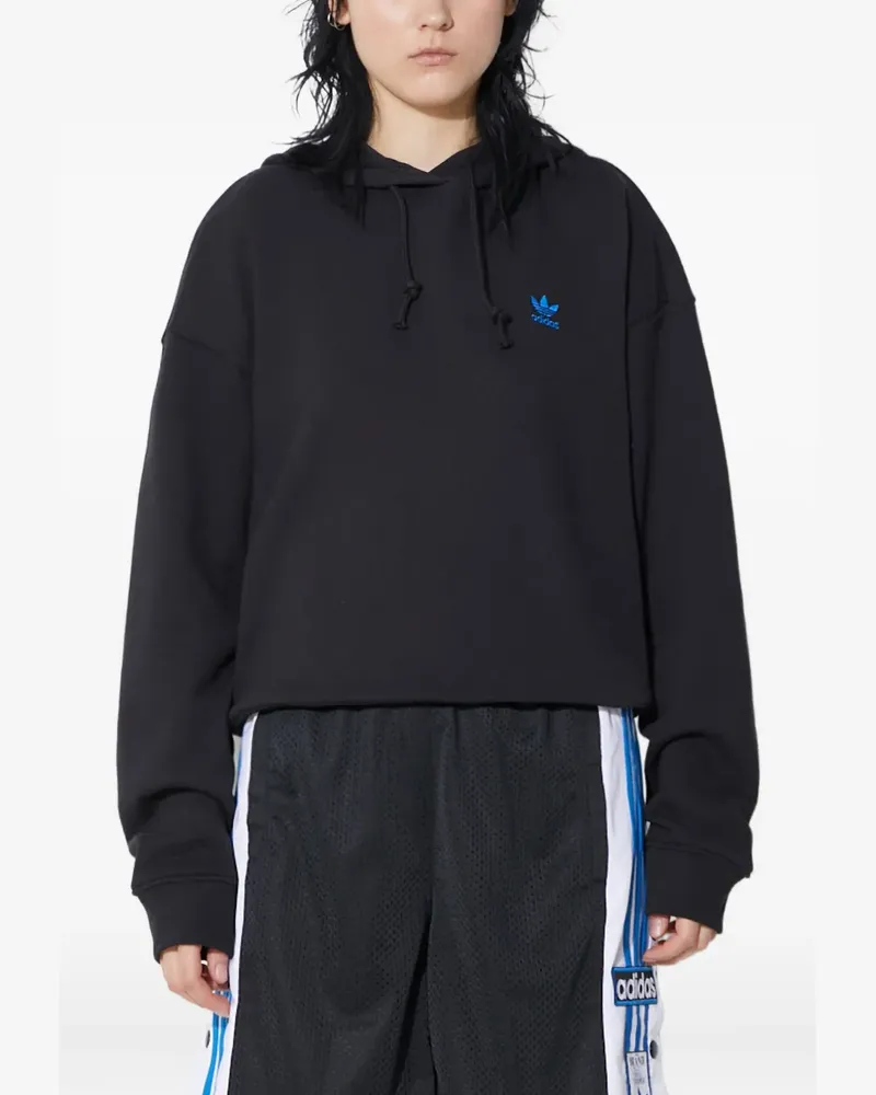 adidas Hoodie mit Logo - Schwarz Schwarz