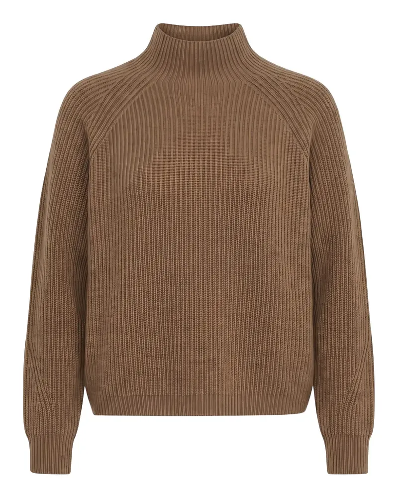 Max Mara Gerippter Nettare Pullover - Braun Braun