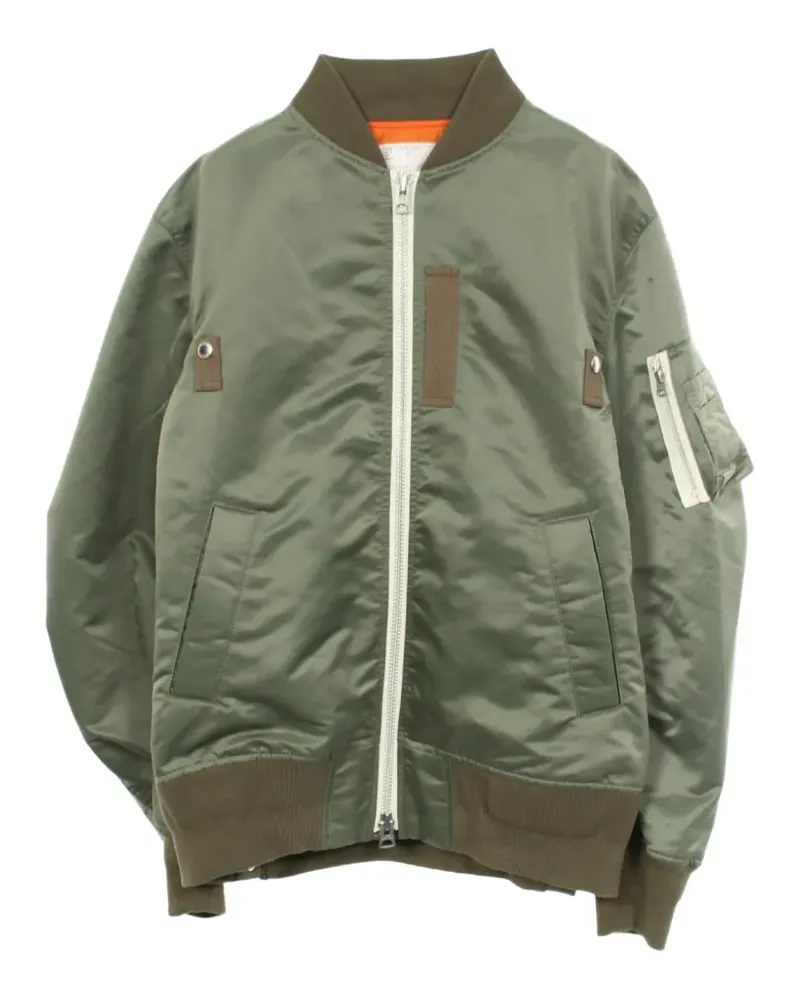 Sacai 2010s MA-1 bomber jacket - Grün Grün