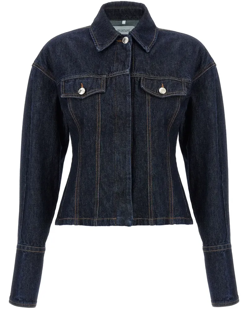 SPORTMAX Gange Jacke - Blau Blau