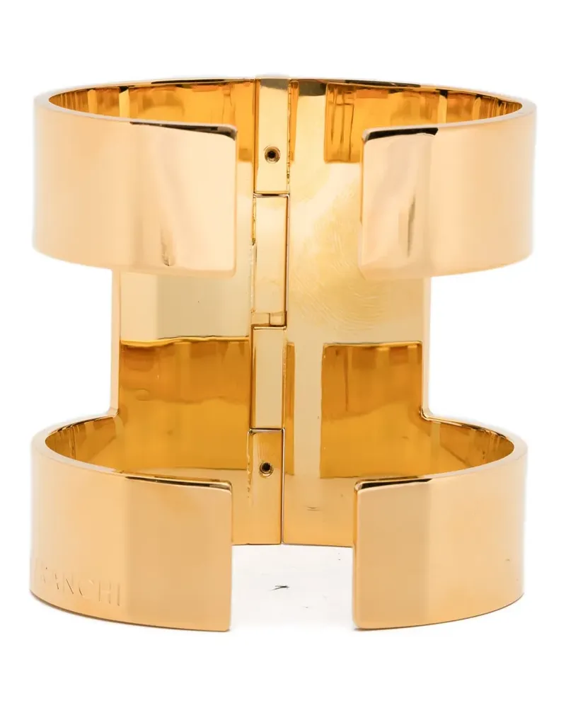 Elisabetta Franchi cut-out bracelet - Gold Gold