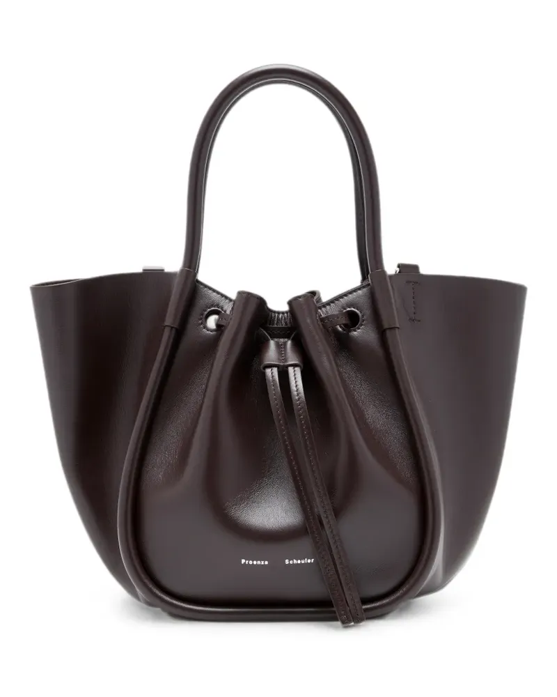 Proenza Schouler Kleiner Shopper mit Raffung - Braun Braun