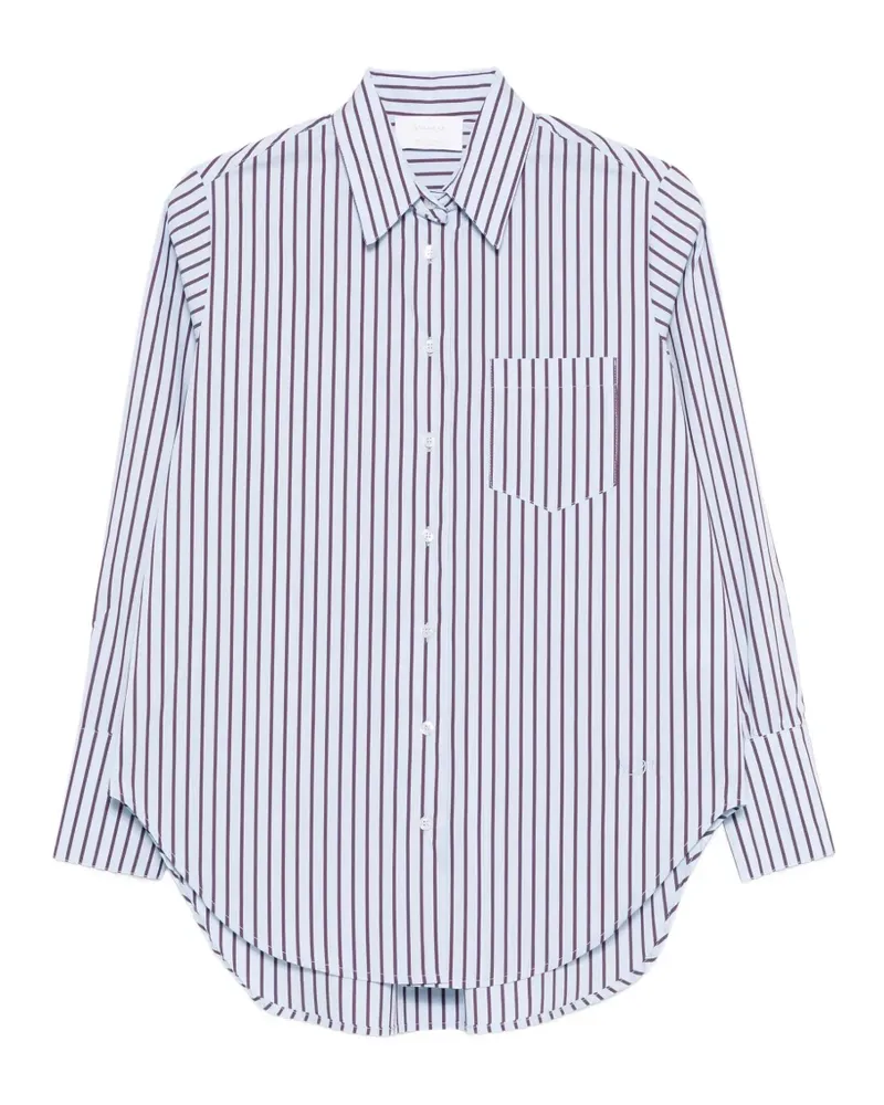 Daniele Fiesoli striped pocket shirt - Blau Blau