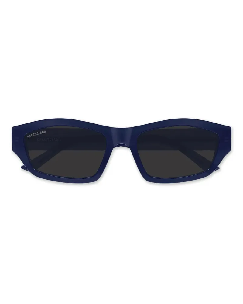 Balenciaga Sonnenbrille mit eckigem Gestell - Blau Blau