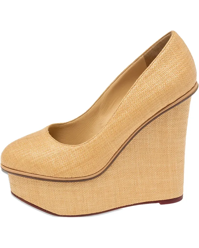 Charlotte Olympia Carmen Pumps 130mm - Nude Nude