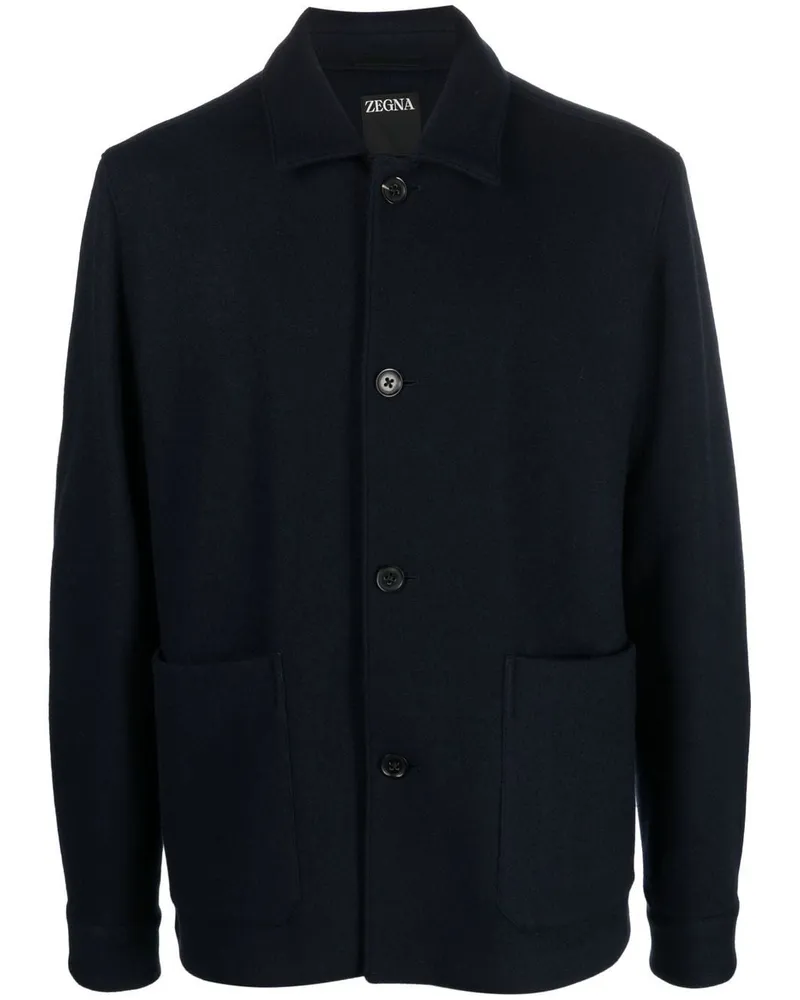 Ermenegildo Zegna Alpe Chore Hemdjacke - Blau Blau