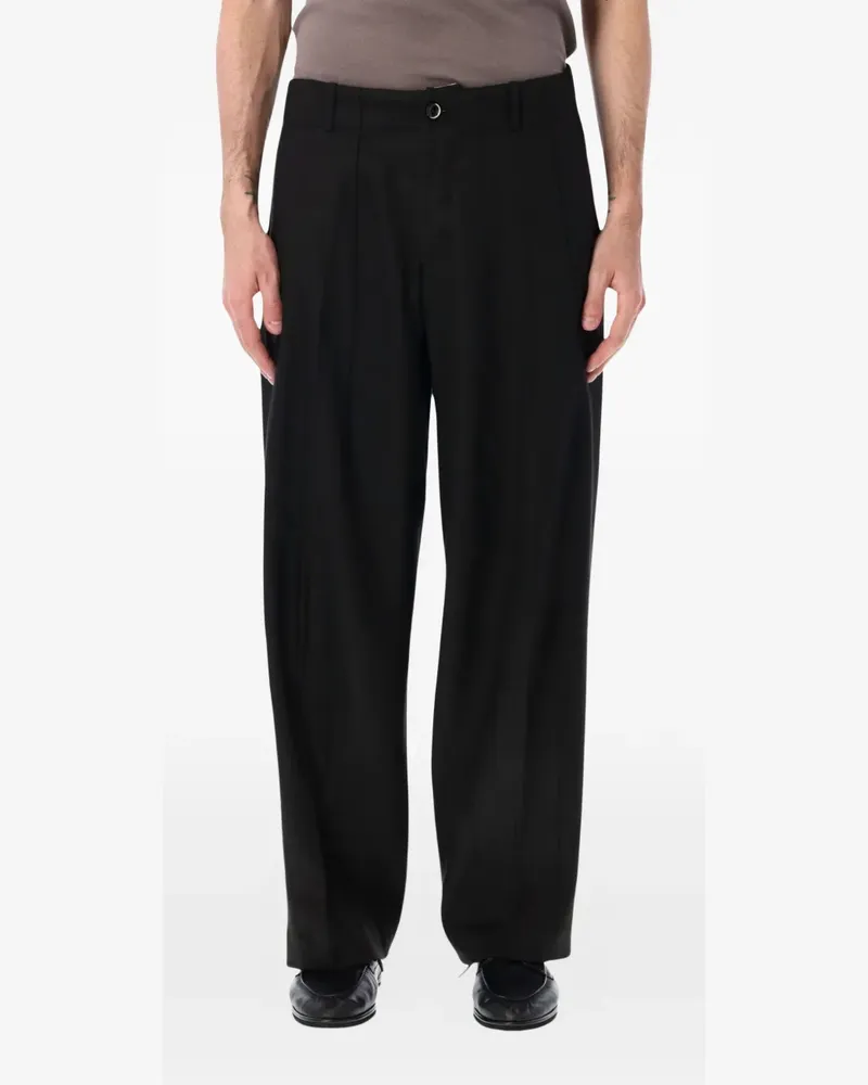 nine:inthe:morning Damiano pleated trousers - Schwarz Schwarz