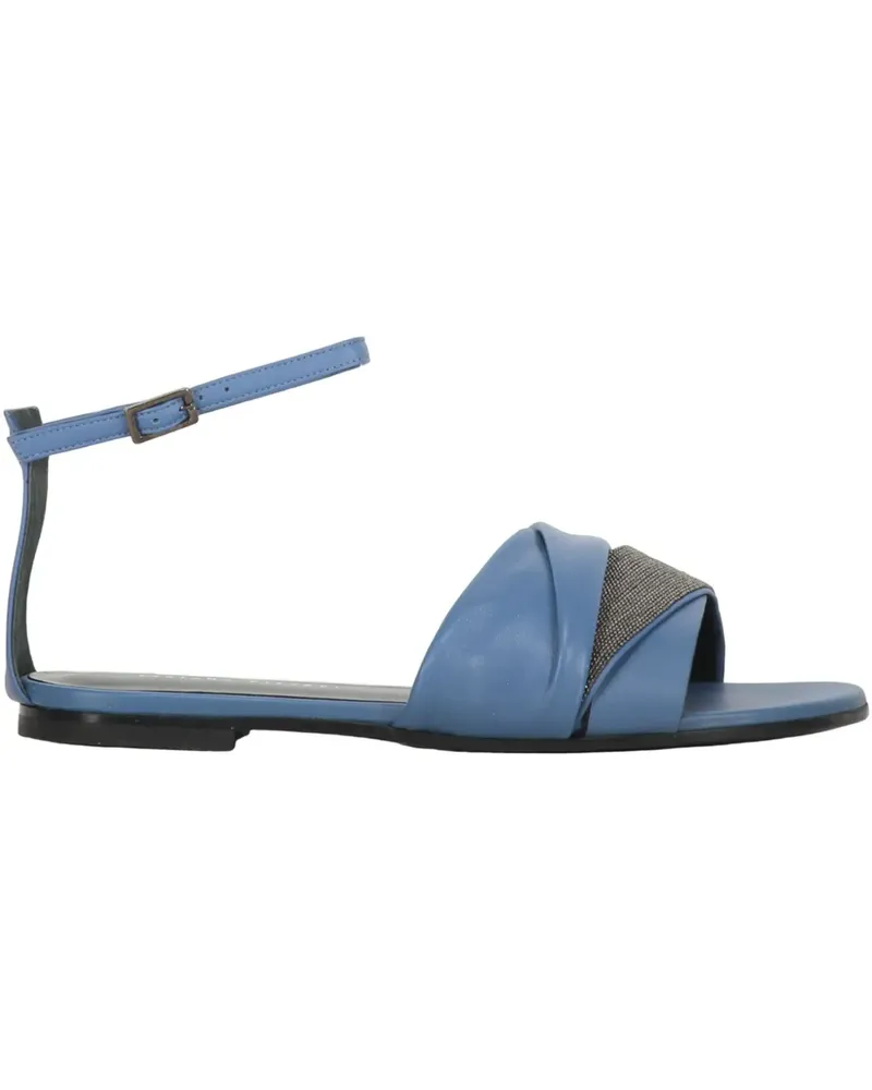 Fabiana Filippi Sandalen mit Strass - Blau Blau