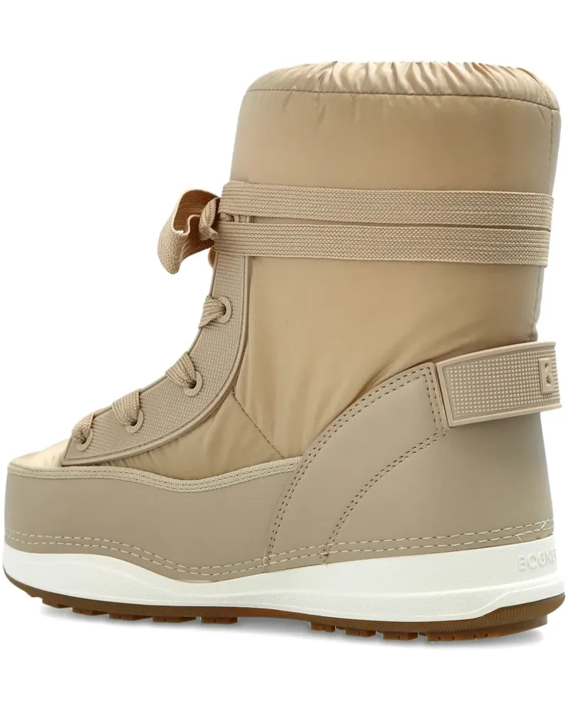 Bogner Wattierte La Plagne Sneakers mit Schnürung - Nude Nude