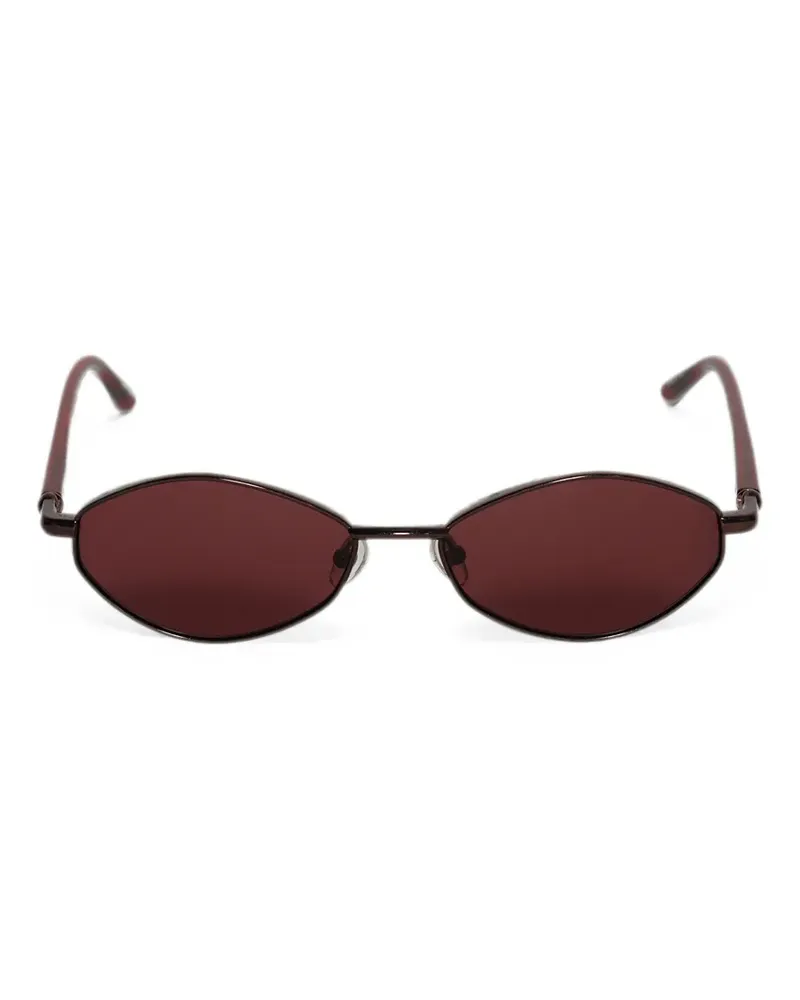 Jacquemus Sonnenbrille mit geometrischem Gestell - Braun Braun