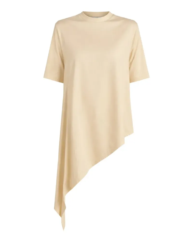 NINEMINUTES The Amber asymmetric T-shirt - Nude Nude
