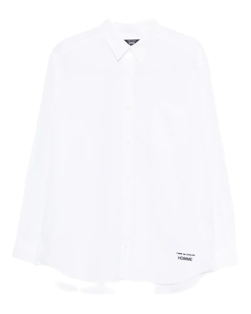 Comme des Garçons cotton collar shirt - Weiß Weiß