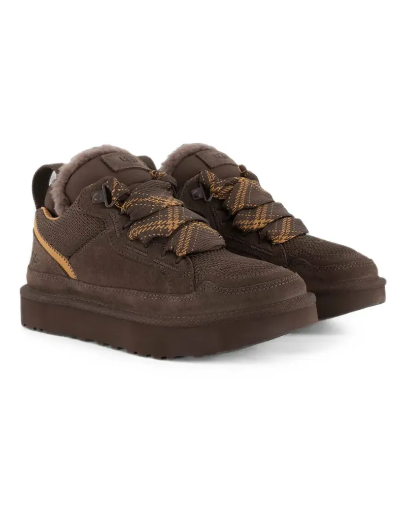 UGG shearling-lined suede sneakers - Braun Braun