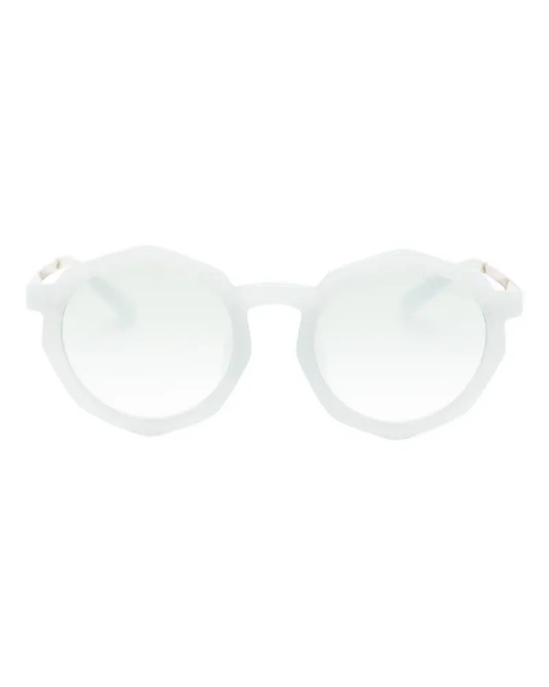 Armani Exchange Sonnenbrille mit geometrischem Gestell - Blau Blau