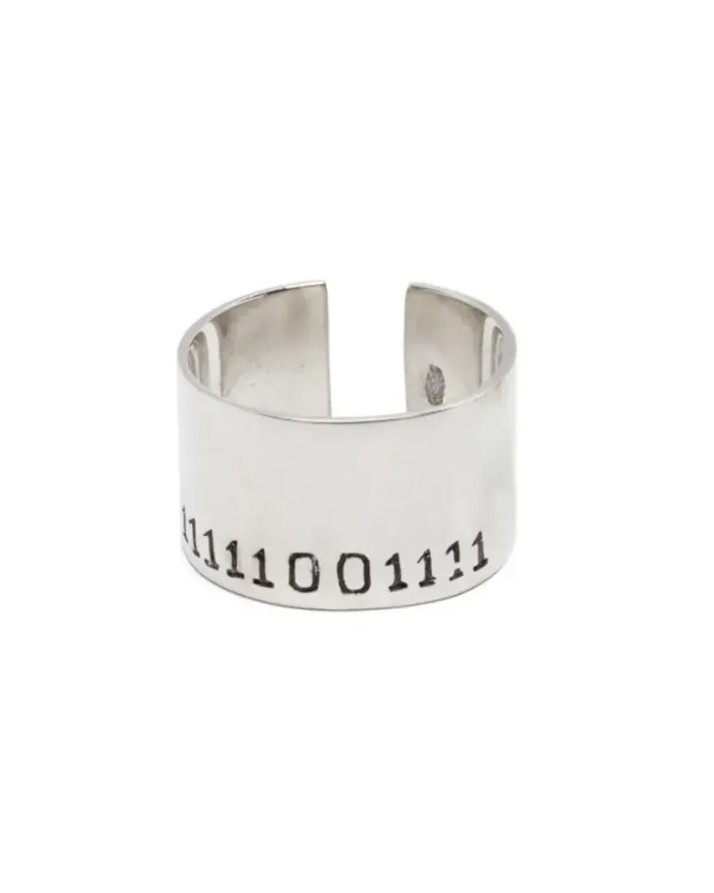Société Anonyme band ring - Silber Silber