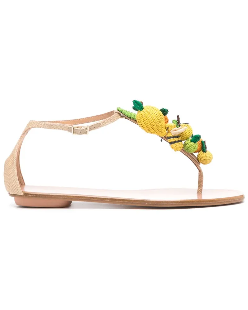 Aquazzura Citrus Punch Sandalen - Nude Nude