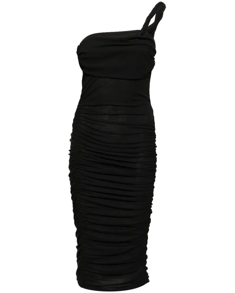 Reformation Alycia Kleid - Schwarz Schwarz