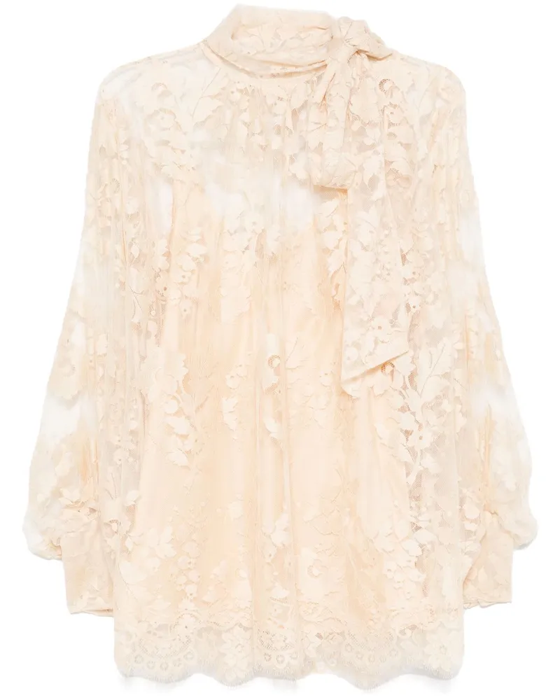 Zimmermann Illustration Bluse - Nude Nude