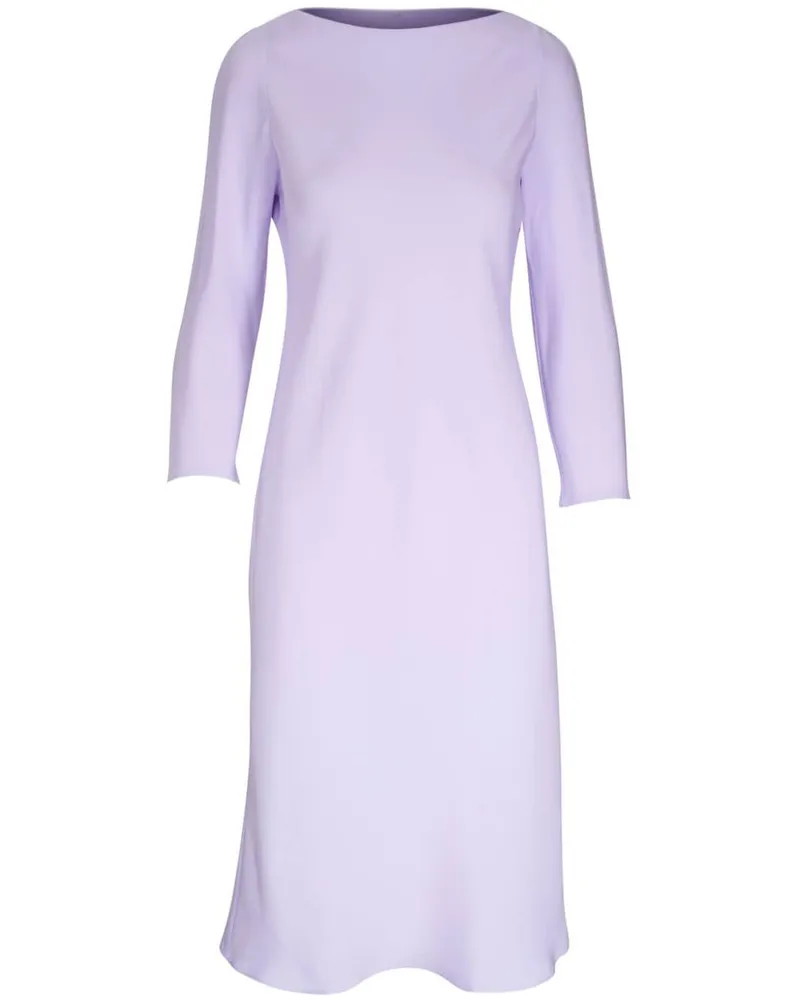 Peter Cohen Midikleid aus Seide - Violett Violett
