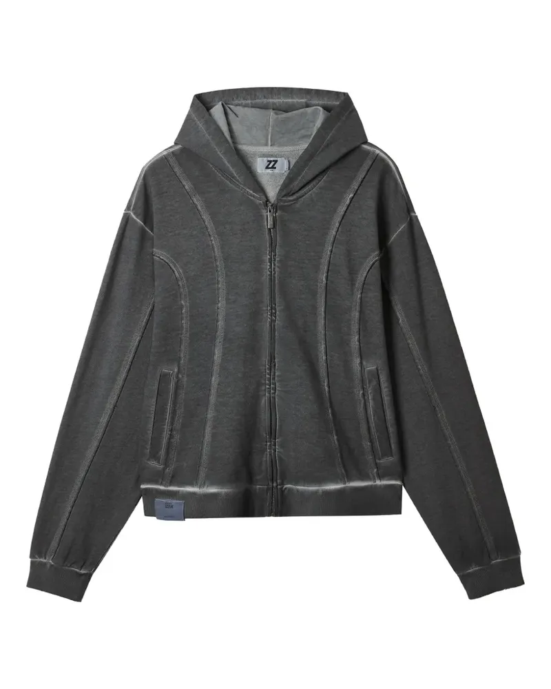 Izzue zip-up hoodie - Grau Grau
