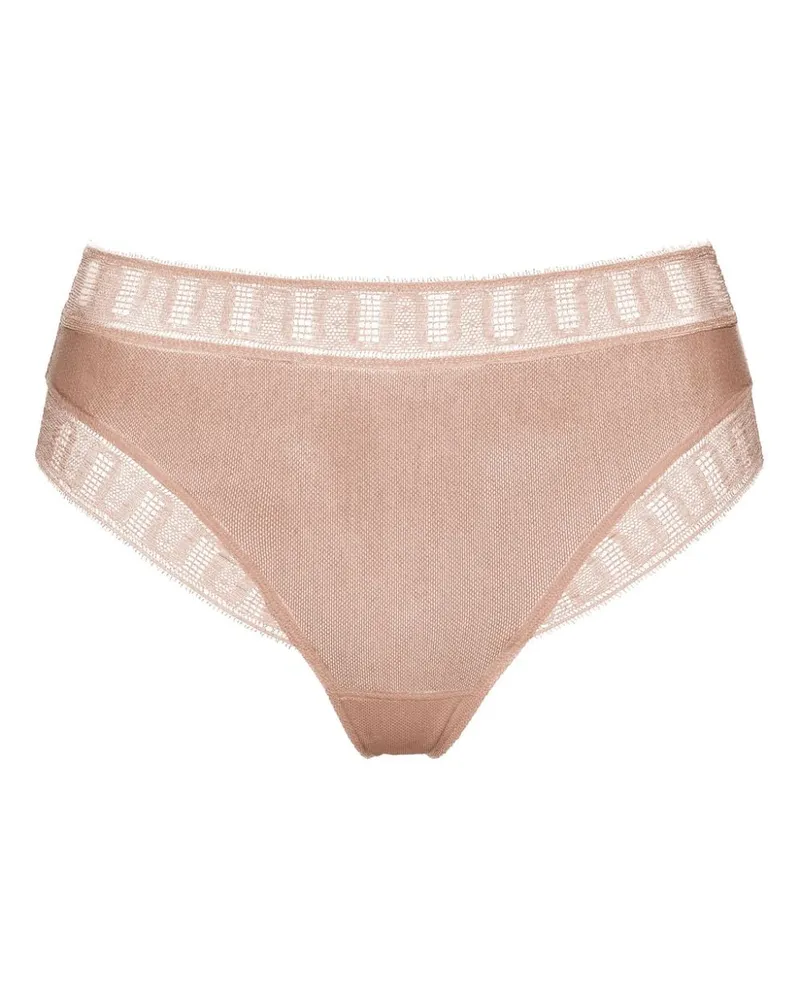 Eres Nuageux Tanga mit Spitzenbesatz - Nude Nude